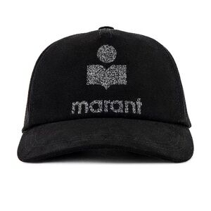Isabel Marant Tyrone baseball cap. Black. Size 57. NWT